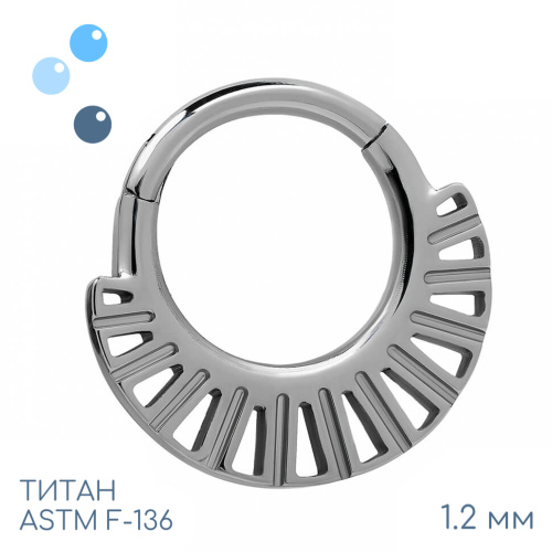 Кольцо-кликер Maya 1.2 мм (16 G) фото 2